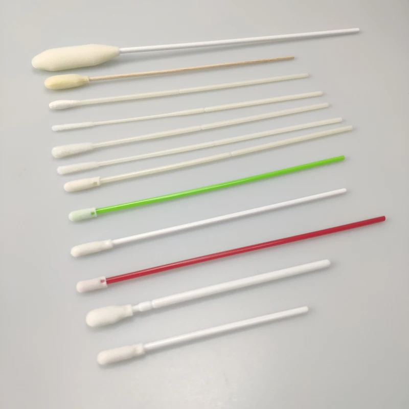 5mm Diameter Cotton Tip Wooden Cotton Swab 150mm Long Disposable Swab