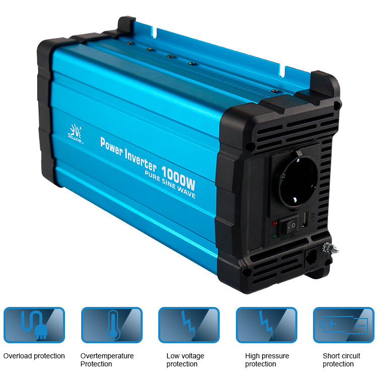 Off Grid Solar Inverter Pure Sine Wave Power Inverter 1000W 12V To 240V 230V 220v