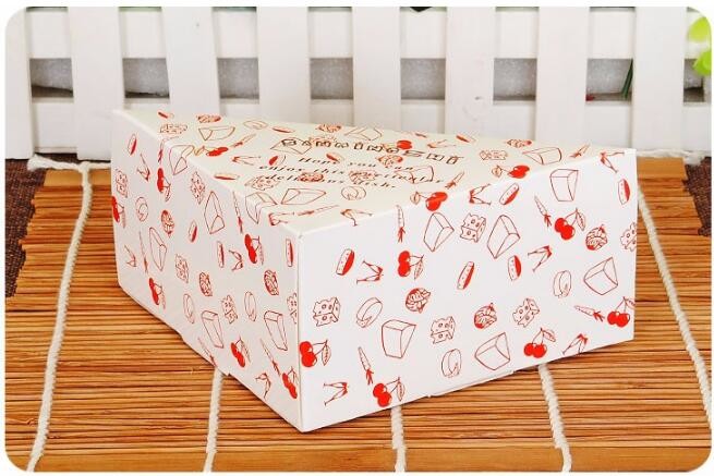 Wholesale custom Paper Cookies packing Cake Box with PVC window,Wholesale Plastic Square Birthday Wedding Packaging Clea