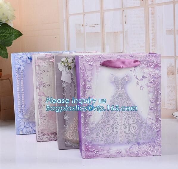Luxury Paper Gift Carrier Shopping Bag Party Bag with Handles,printed paper carrier bag for apparel shopping bag, bageas