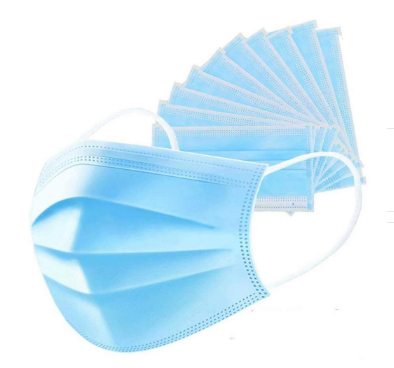 99 PFE Non Woven Medical Mask , Triple Layer Surgical Mask for hospital