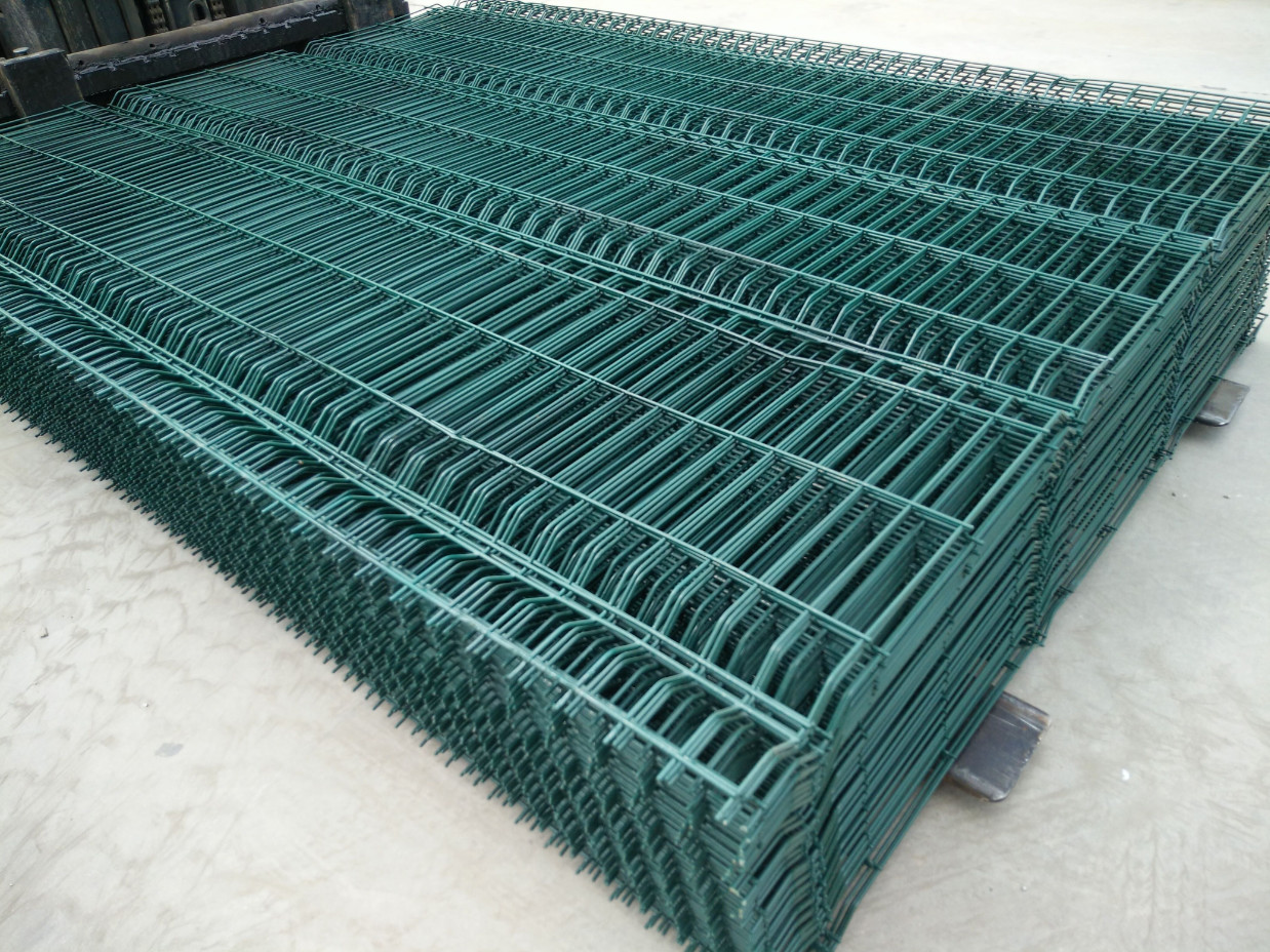 Galvanized Welded Wire Mesh Sheets , Green Welded Wire Fence Multi Purpose