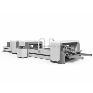China Advanced Automatic Folder Gluer Stitcher Machinery Multi Function on sale China Advanced Automatic Folder Gluer Stitcher Machinery Multi Function on sale