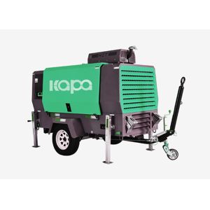 China 58kw/80HP 9m3/min diesel mobile air compressor for drilling rigs and mining on sale