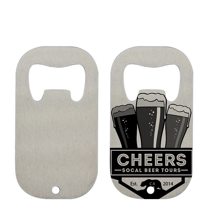 Sublimation Blank Bottle Opener Stainless Steel Beer Bottle Opener Anti Corrosion