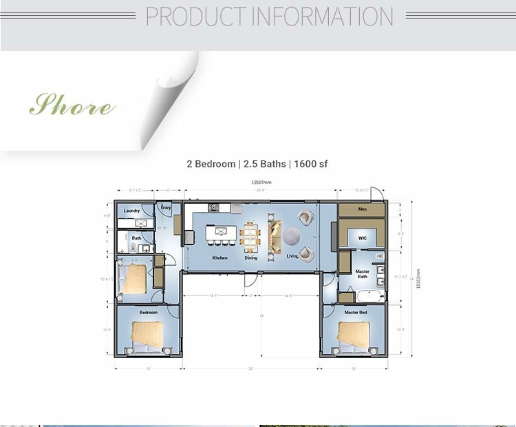 Prefab Garden Studio With Storage Light Steel Frame House Kits