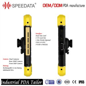 16800mAh Dual Core Android Handheld Barcode Scanner with 4G Sim Card ,