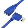 Buy cheap High Speed 5Gbps 1m 90 Degree Right Angle USB 3.0 Type A Male to Female USB 3.0 from wholesalers