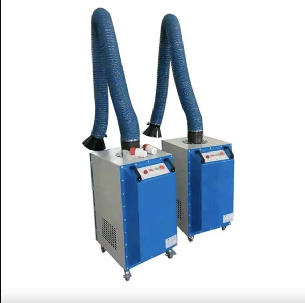 Single Arm Smoke Extractor Polishing Welding Fume Dust Collector Air Valume 1500