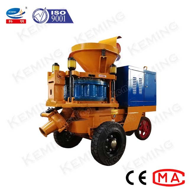 KSP-7 Wet Mix Shotcrete Machine 6 M3/H Concrete Gunite Machine Foundation Trench Support