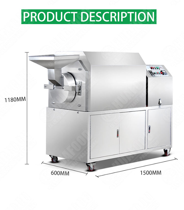 Nut roasting machine / nut roaster / grain roaster for peanut , soybean seed , barley