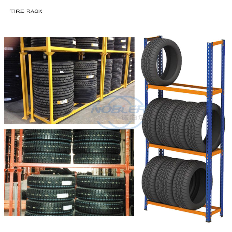 Oem Odm Steel Wheel Racks Car Tire Display Rack Stackable Motorcycle Spare Tyre Rack