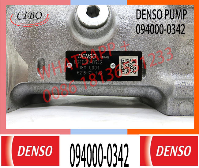 Construction hinery parts China supplier engine fuel injection pump 6218-71-1111 094000-0342 for excavator PC650 saa6