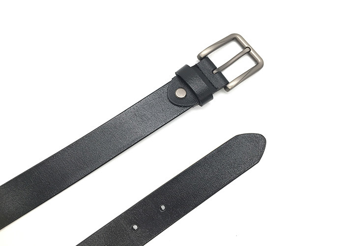 Rugged Men 's Adjustable Leather Belts Trim To Fit Scratch Resistance