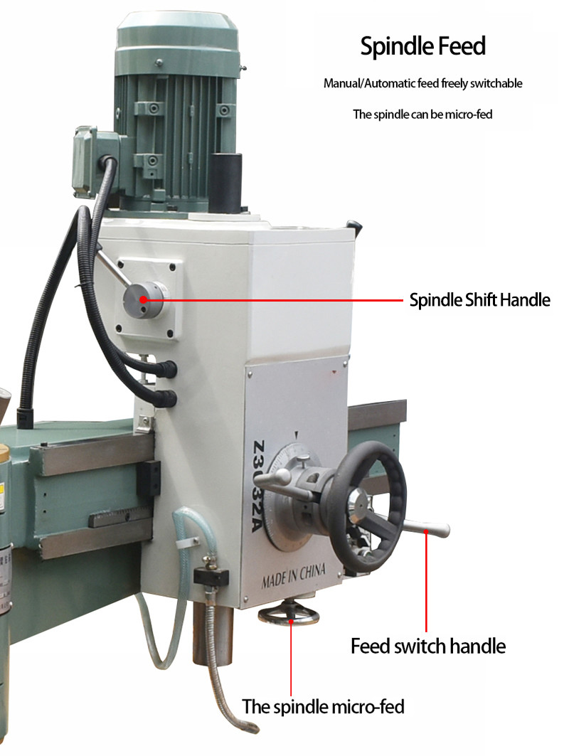 Radial Drilling Machine Automatic Feed Type Z3032A*10 Mechanical Drive Automatic Feed Radial Drilling Machine