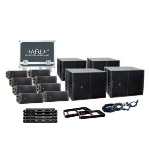  ARE Audio Dual 12&quot; Line Array PA System Set Professional Audio System Outdoor Line Array Church Line Array Speaker Manufactures