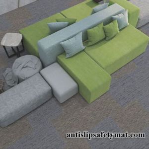 Bitumen Backing Modular Carpet Tiles Office Removable Carpet Tiles