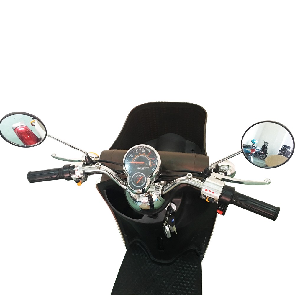 3.5-10 Tire Size 48V 20AH 500W Electric Scooter with Front Basket and F/R Drum Brake