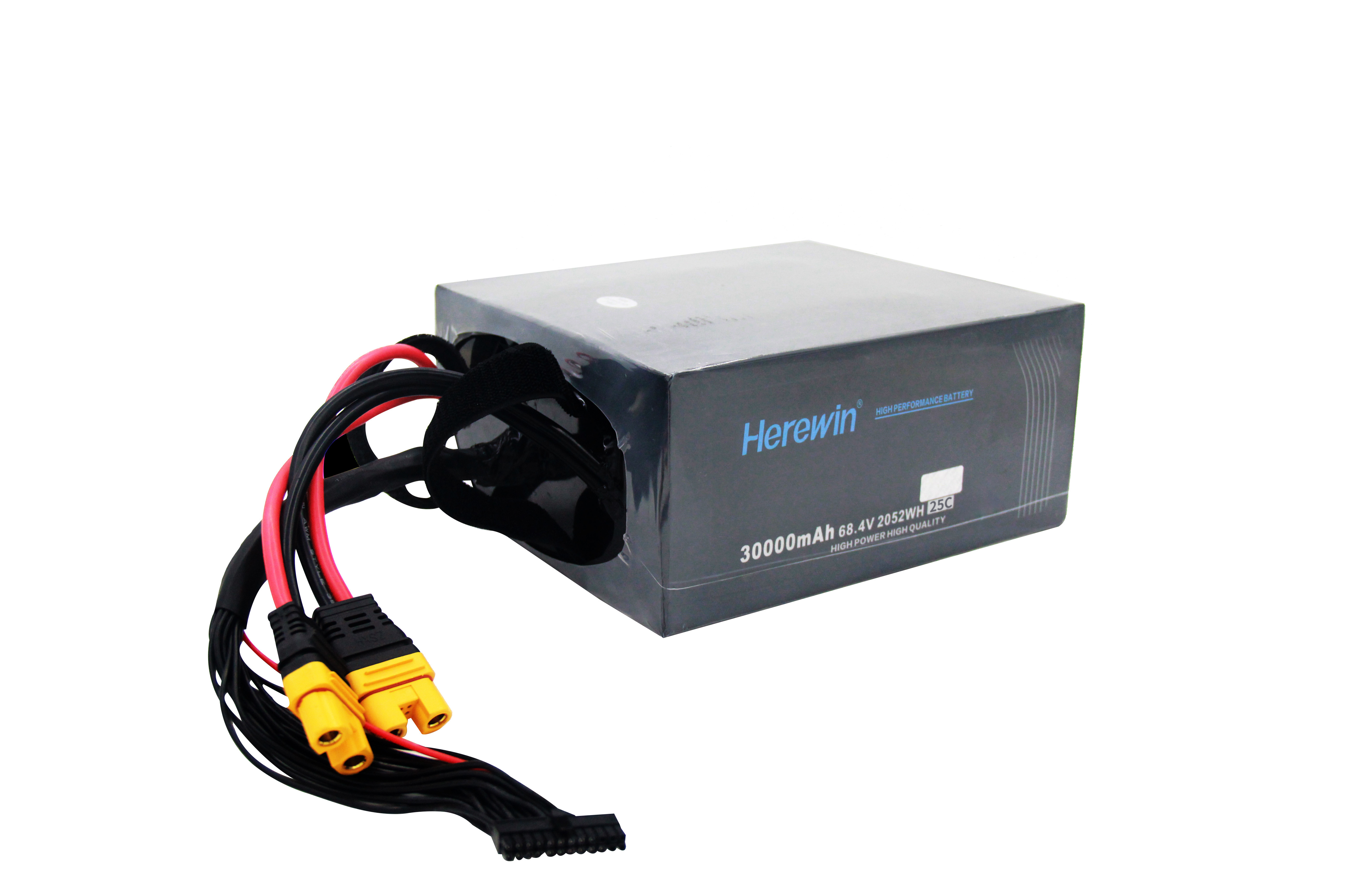 Uav Lipo Batteries 18S 30Ah LiHv Soft Pack Battery 68.4V Drone Battery 25C