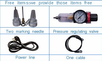 Desktop Design Dot Peen Pneumatic Metal Stamping Machine High Engraving Speed