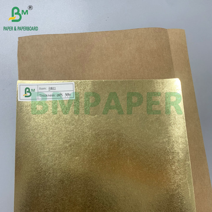  Fiber - based 0.35mm 0.55mm Kraft Wshable Paper Texture Softens Crinkles