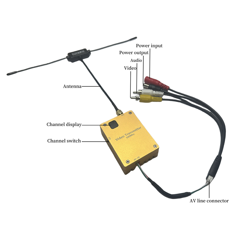 Private Mold Yes 300-900MHz 8 Channels Drone Video Link for Wireless Video Transmission 20-40km VTX VRX