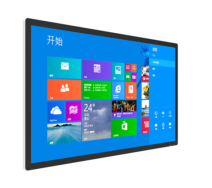 Indoor 32 Inch 1920x1080 Wall Mounted Digital Signage