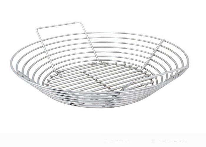 STD Filter Welded Weave SUS304 Grill Charcoal Basket Rectangular Outdoor