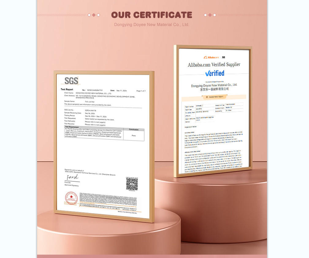 SGS 98% Deodorization Tofu Kitty Litter Coles ODM OEM
