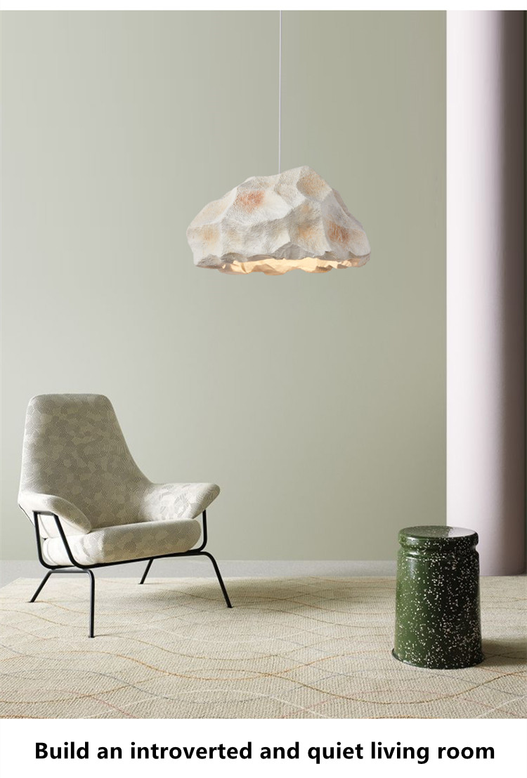 Nordic Designer Pendant Lamp Bedroom Wabi Sabi LED Chandelier(WH-VP-168)
