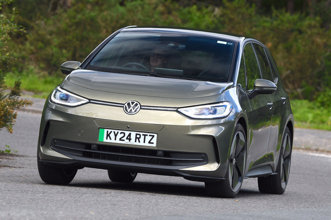 VW ID 3 front cornering
