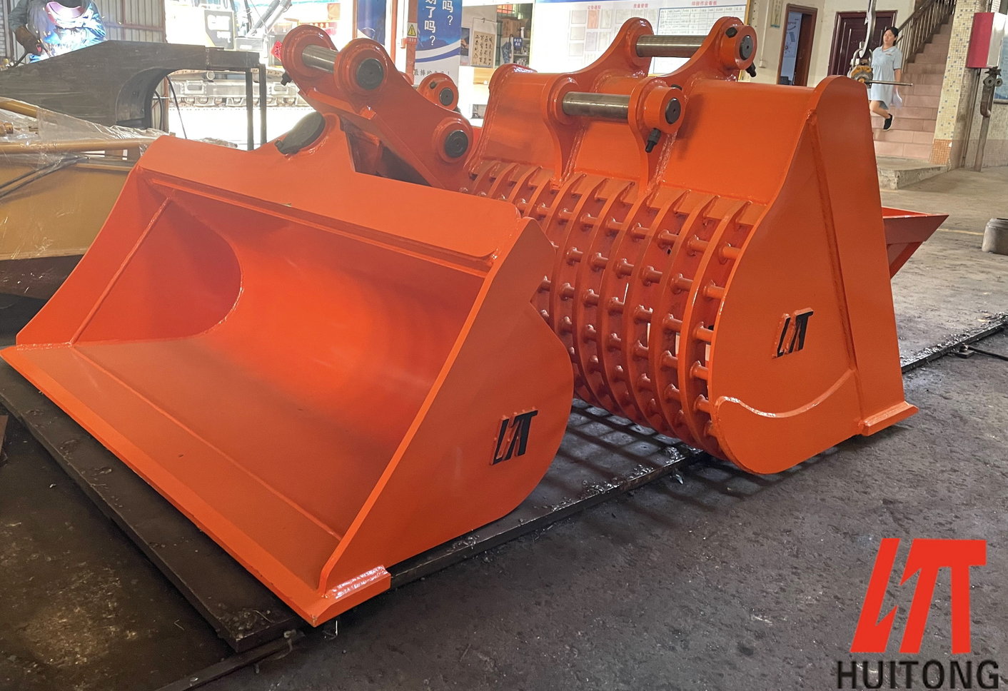 45 Degree Hydraulic Tilting Bucket For 40 50 60 70 Tons Excavator