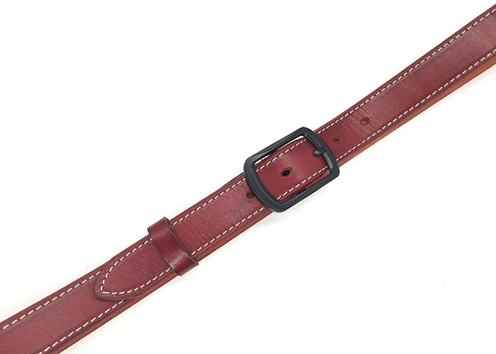 Fashionable Womens Genuine Leather Belt With Zinc Alloy Pin Buckle