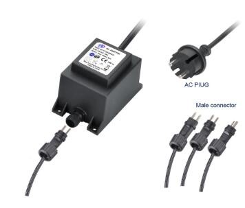 IP68 transformer,24V Outdoor IP68 led waterproof transformer for pool lights,110~240Vac input