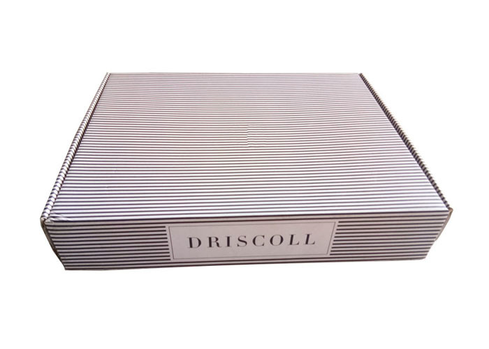 Strips Flat Folding Corrugated Gift Box For Dress And Hairs Packing