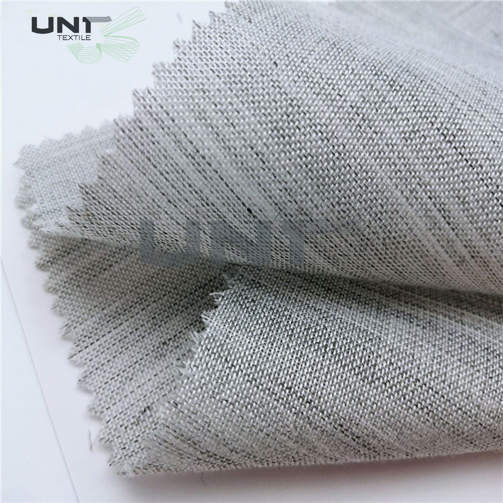 112cm Width Polyester Knitted Hair Interlining For Garment