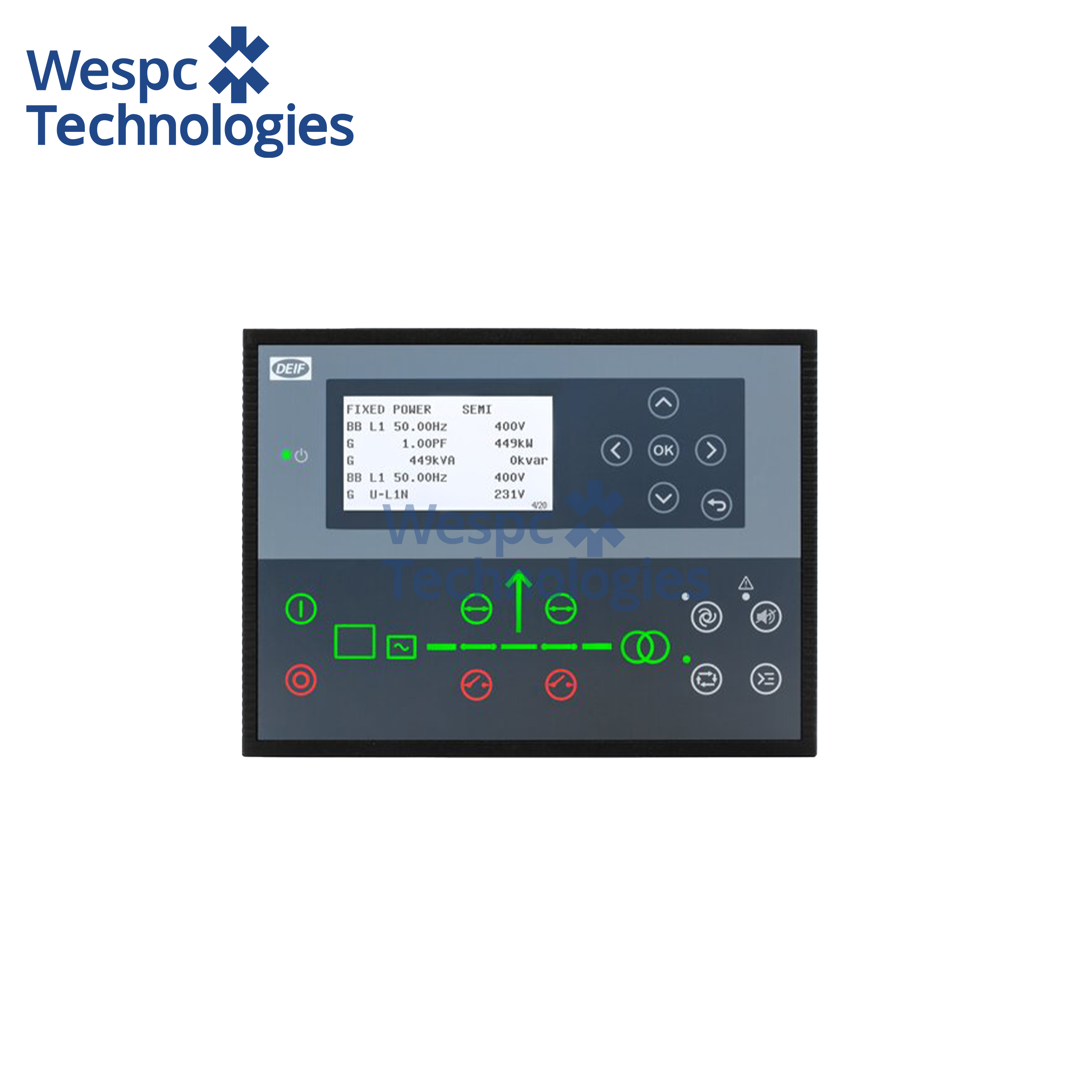 China Wespc Original AGC150 Hybrid Advanced Genset Controller Power Management on sale