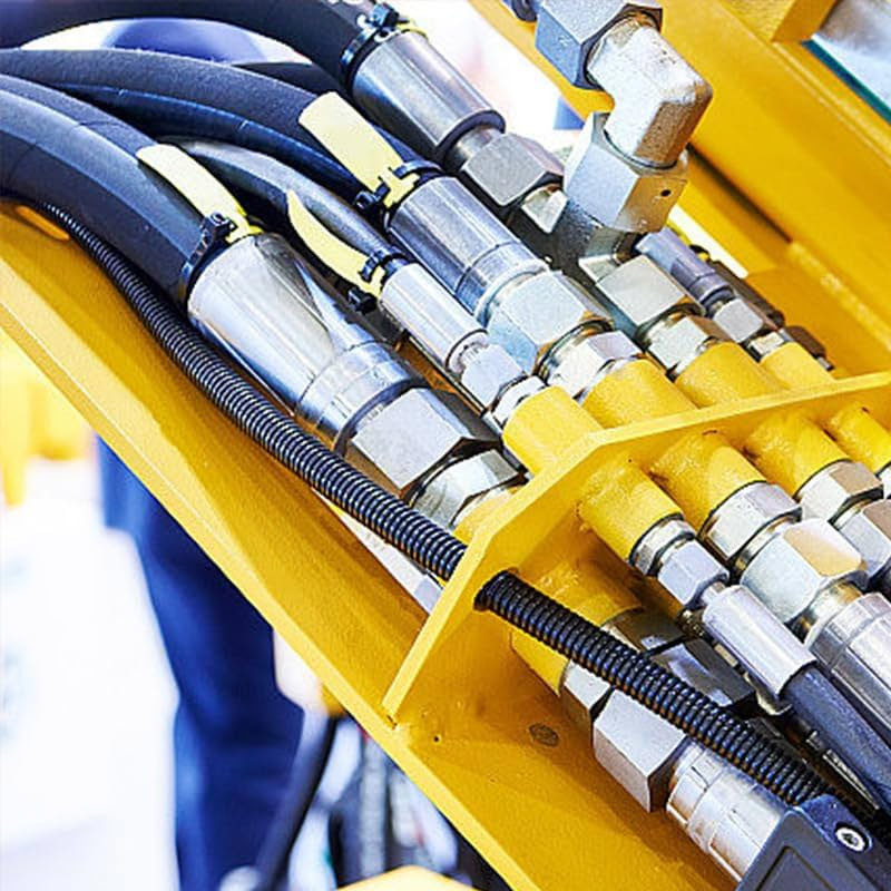 6mm Hydraulic Fluid Hose Kinking Resistance With Class A Abrasion Resistance