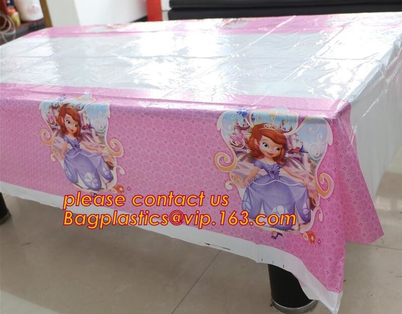 WHOLESALE DISPOSABLE PE PRINTED POLKA DOTS PARTY TABLE CLOTH, TABLE COVER,1PCS/BAG,600BAGS/CTN,SEASONAL PACKAGING TPU EV