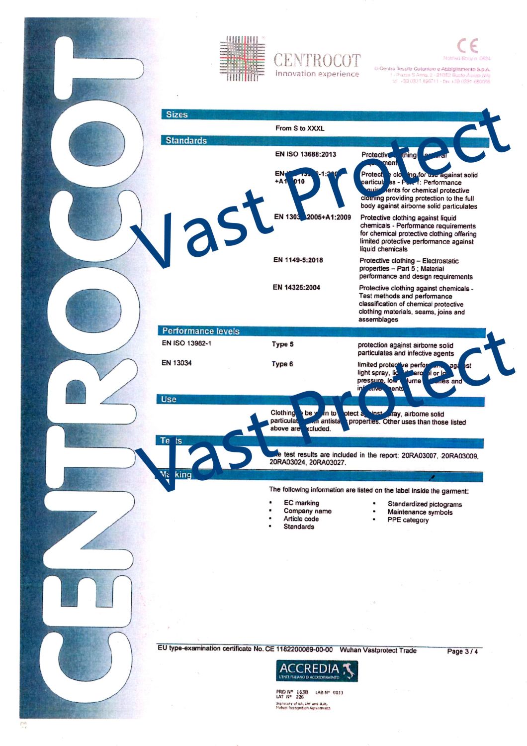 Waterproof Breathable Disposable Microporous Coverall