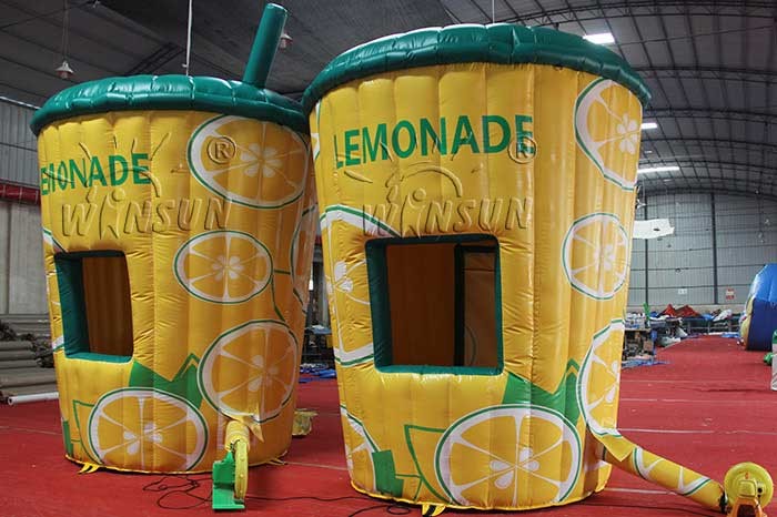Lemonade Style Inflatable Event Tent For Festival / Company Promotion