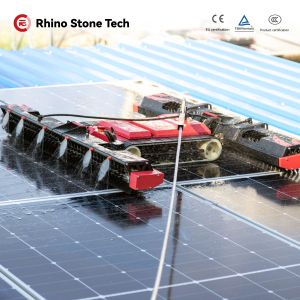 Remote Control Crawler Cleaner, Waterproof Modular Photovoltaic Cleaning Robot