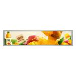15.1 inch tft lcd display 1280*242 resolution LVDS interface 600c/d brightness