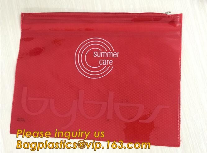 Plastic Bag OEM Custom PVC Loop Handle Image Printed Plastic Shopping Bag,Promotional Clear Waterproof Plastic Cosmetic