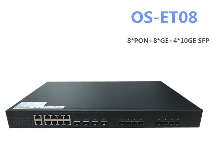 8 PON EPON OLT 1.25G TX 1490nm RX 1310nm for FTTX Solution with EPON OLT 8*PON+8*GE+4*10GE SFP+