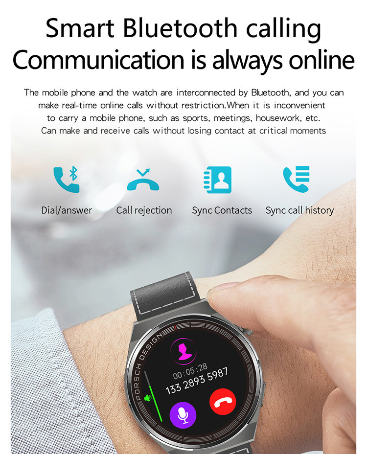 KALIHO OEM BT8918B Screen Touch Smartwatch 4G 1.5inch 240x240