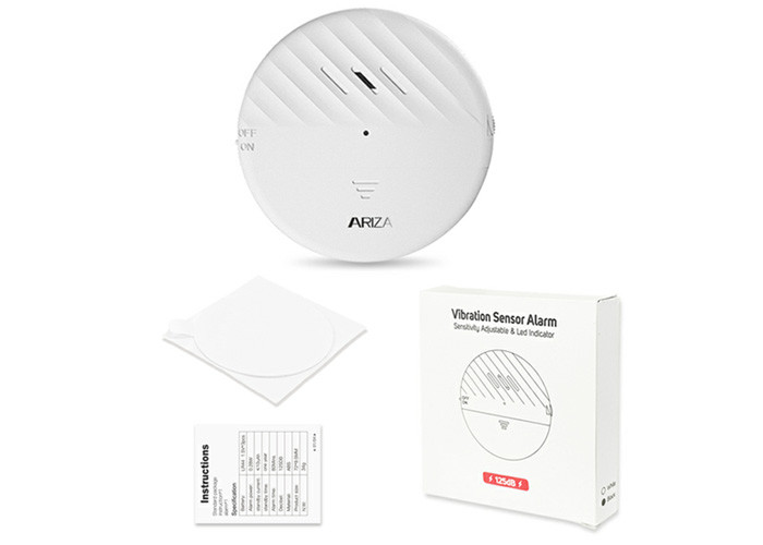 Loud Ultra-Slim Anti-Theft Alarm for Door and Window Glass Break Vibration Sensor Alert with Adjustable Sensitivity