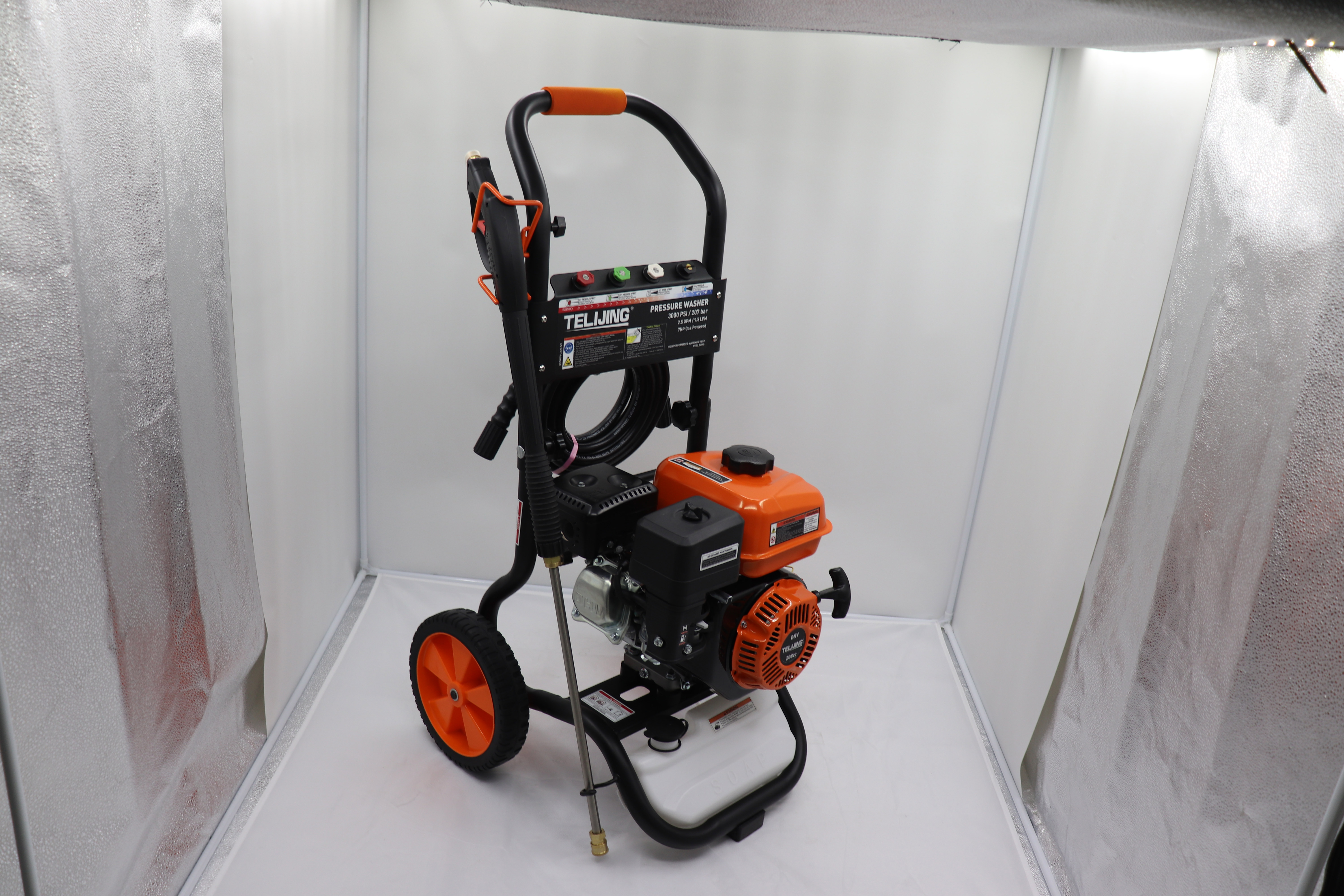 OEM Gasoline High Pressure Washer 2900PSI/200Bar with Cleaner and Max. Pressure 2.5Mpa