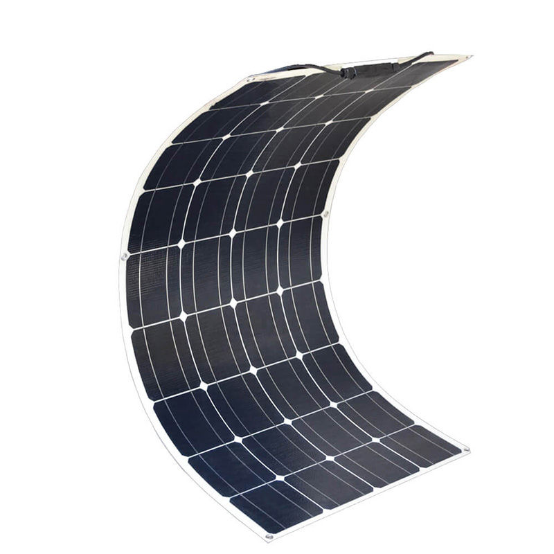 156*156 Mono Cell ETFE 100 Watt Curved Solar Panels For Solar Energy Applications