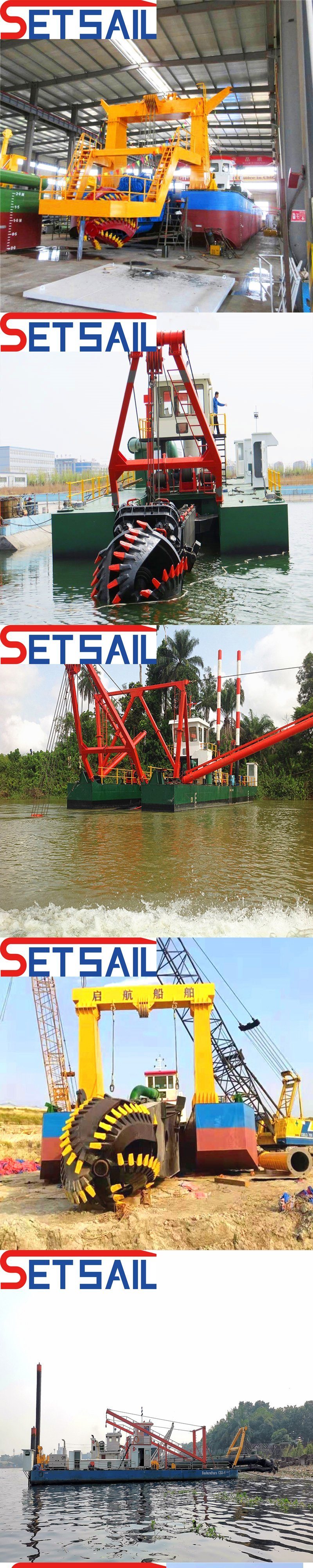Hydraulic Cutter 26 Inch Cutter Suction Dredger for River Mud